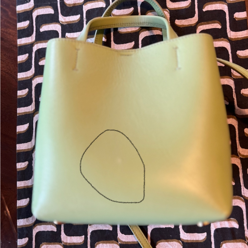 𝙱𝙸𝙼𝙱𝙰 𝚈 𝙻𝙾𝙻𝙰 Leather Chihuahua Bag in Apple Green - Picture 12 of 13